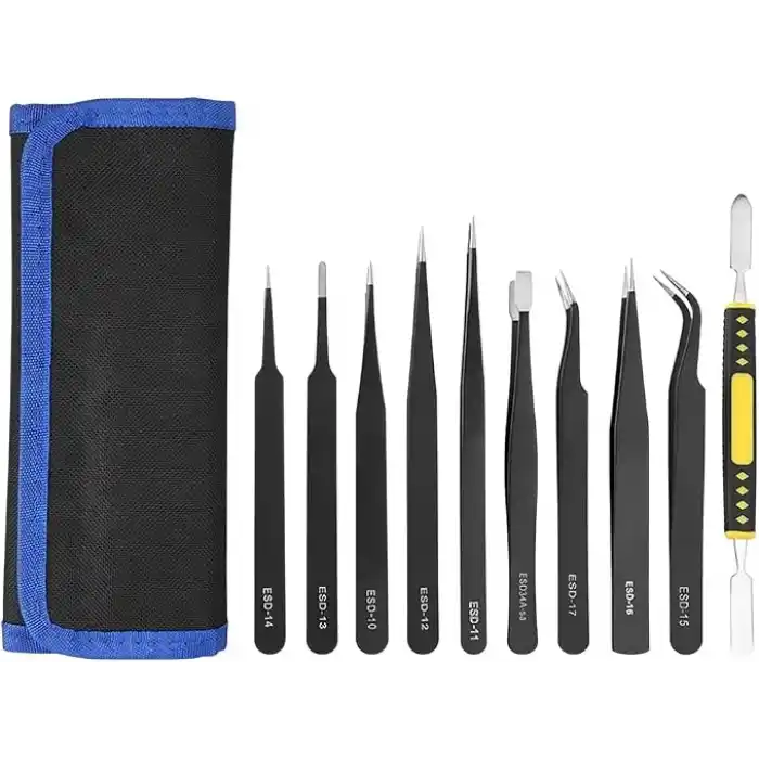 10Lu Set Teknisyen Cımbız seti, Mücevher ve Takı, Saat Tamiri, Elektronik Tamir işçiliği, Çeşitli Alanlar için Uygundur