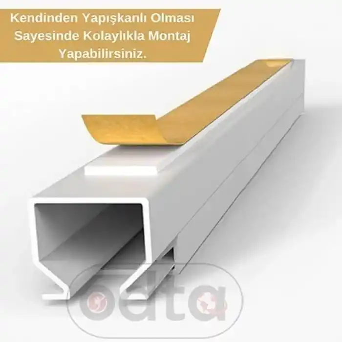 4 Metre (16x16mm) | Kendinden Yapışkanlı Kablo Kanalı | 4m (10 Adet x 40cm) | Kablo Gizleyici