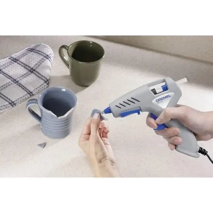 Dremel 910 Yüksek Sıcak Tutkal Tabancası 165° C, 3 Aksesuarlı