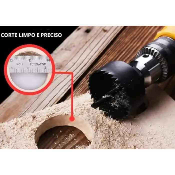 AEE® 11 Parça Buat Açma Panç Seti Duvar Ahşap Plastik Kartonpiyer Daire Delik Açma Aparatı Aleti Matkap Ucu Delici Testere