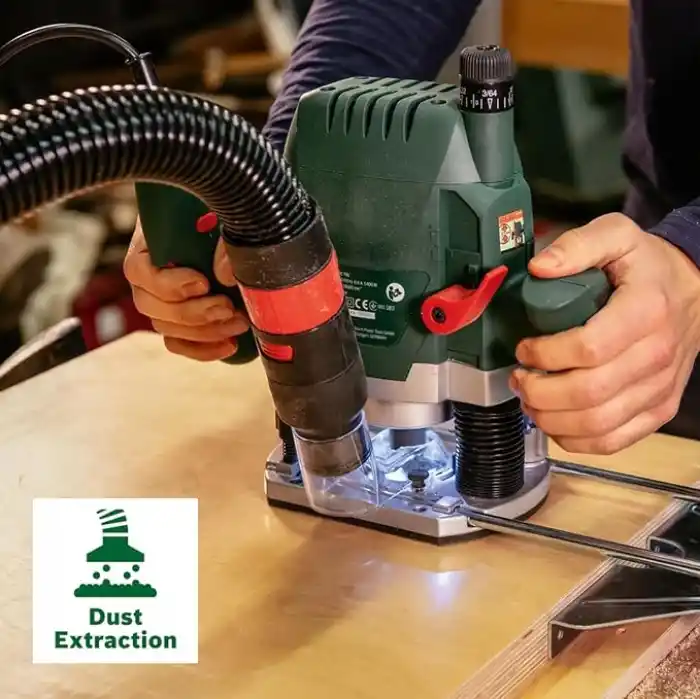 Bosch POF1400 Ace Freze Makinesi, 1400W, Çanta İçinde, Yeşil