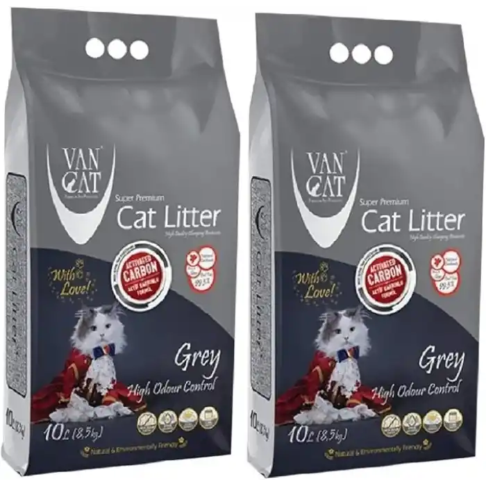 Van Cat Aktif Karbonlu Kedi Kumu 10 L x 2 Adet