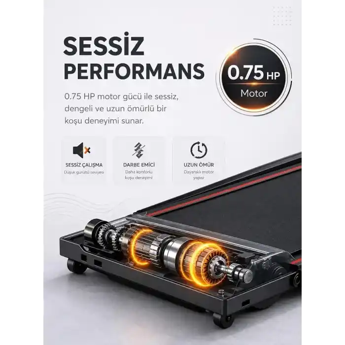 V-Fit By Voit Premium Compact Katlanabilir Koşu Bandı – Manuel Eğimli & Uzaktan Kumandalı