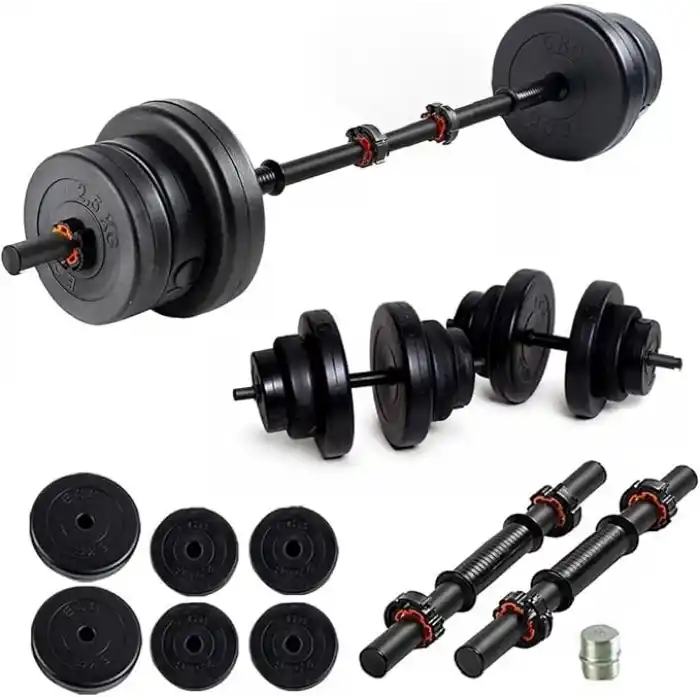 Ecgspor 22 KG Multifonksiyonel Halter ve Dambıl Seti - Ağırlık Fitness