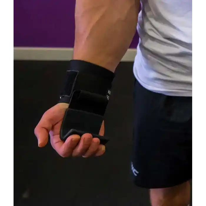 MuscleCloth Lifting Hooks Ağırlık Kaldırma Kancası Siyah