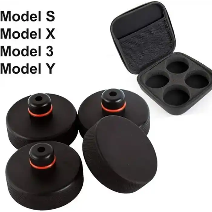 Tesla Uyumlu Lift Takozu - 4 Parça Jack Lift Pad Adaptörü - Tesla Model 3 S X Y Ile Uyumlu