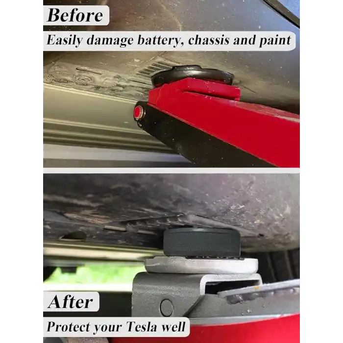Tesla Uyumlu Lift Takozu - 4 Parça Jack Lift Pad Adaptörü - Tesla Model 3 S X Y Ile Uyumlu