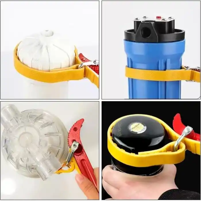 AEE® Çok Amaçlı Ayarlanabilir Kayış Anahtarı 12” – Su Filtresi, Yağ Filtresi, PVC Boru ve Havuz Bağlantıları İçin Boru Sökme Anahtarı