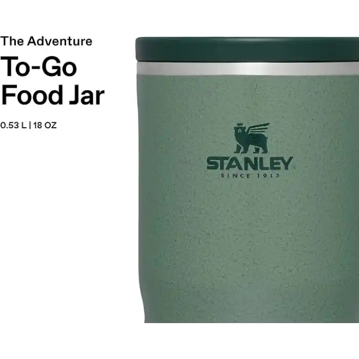 Stanley Adventure To-Go Yemek Termosu, Yeşil (Hammertone Green), 0.53 Litre