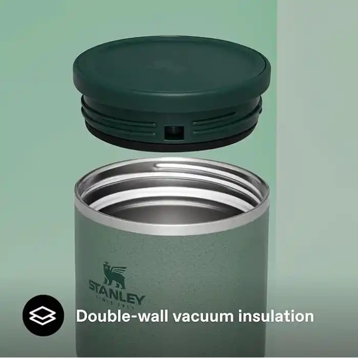 Stanley Adventure To-Go Yemek Termosu, Yeşil (Hammertone Green), 0.53 Litre