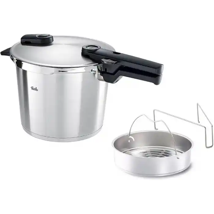 Fissler Vitaquick Premium Düdüklü Tencere Buhar Aparatı Gümüş 6 Litre