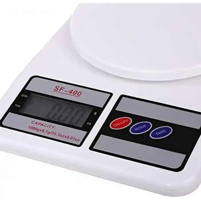 Mutfak Tartısı, Elektronik Hassas Mutfak Terazisi, Tartısı, Dijital Mutfak Tartısı, Mutfak Terazisi, 10 kg 1 gr Hassasiyet, Dara Özelliği [Enerji Sınıfı A++