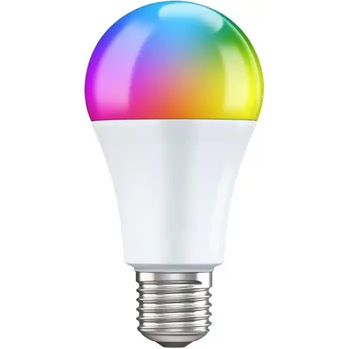 Orret Home 9W LED RGB Ampul – Uzaktan Kumandalı E27 Renkli Aydınlatma Ampulü, Çoklu Renk Modları, Ortam Işığı, Dekoratif RGB Led Ampul