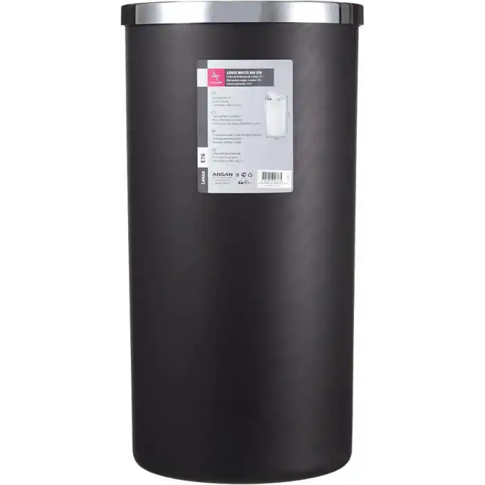 Primanova Lenox Siyah 35 lt Çöp Kovası M-E76-06