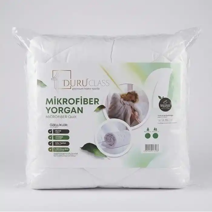 Çift Kişilik Mikrofiber Yorgan Ekstra Yumuşak Boncuk Elyaf 195x215 - Çift Kişilik Ekstra Yumuşaklık DuruClass Home