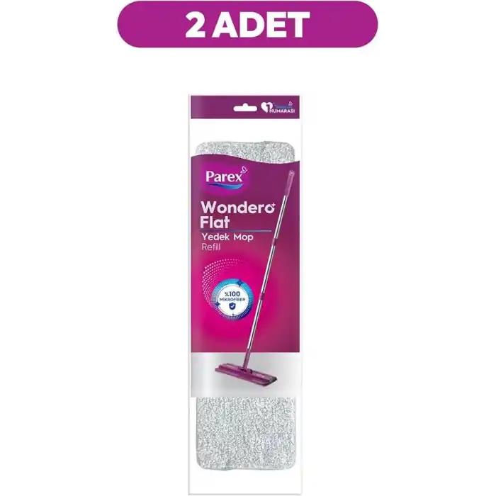 Parex Wondero Flat Yedek Mop Refil İkili Paket
