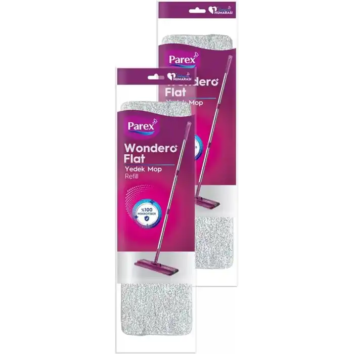 Parex Wondero Flat Yedek Mop Refil İkili Paket