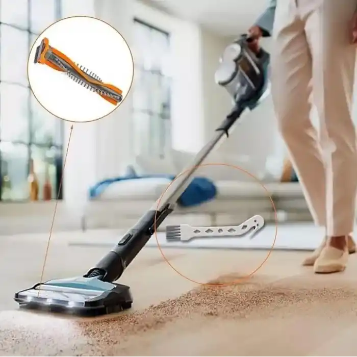 Philips XC 7040, XC 7043, XC 8043 SpeedPro Max Şarjlı Dikey Süpürge ile Uyumlu Emici Başlık Fırçası