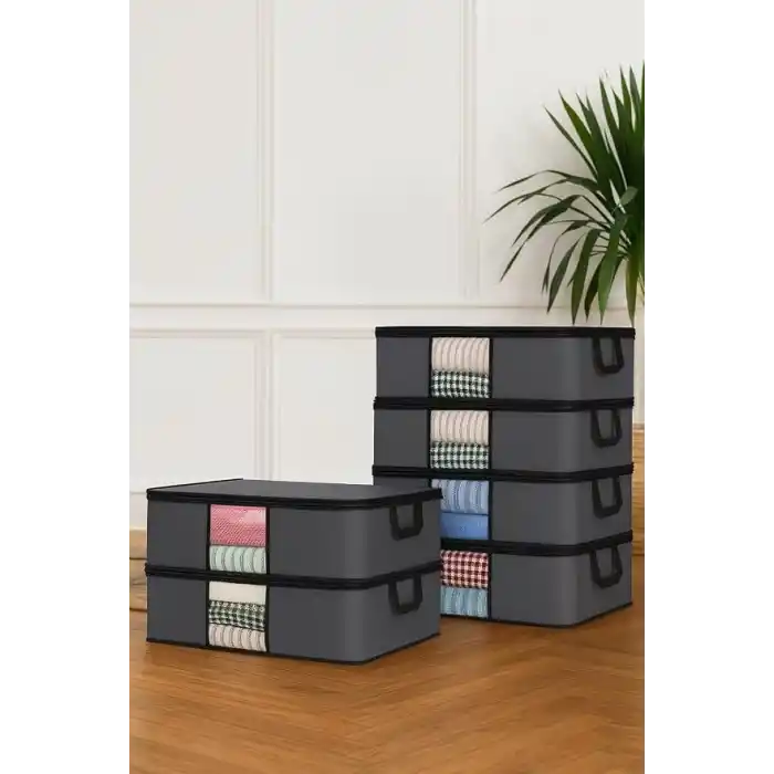 Pencereli Baza Hurç Baza Altı Düzenleyici Set (64 * 45 * 22 Cm, Adet, 6)