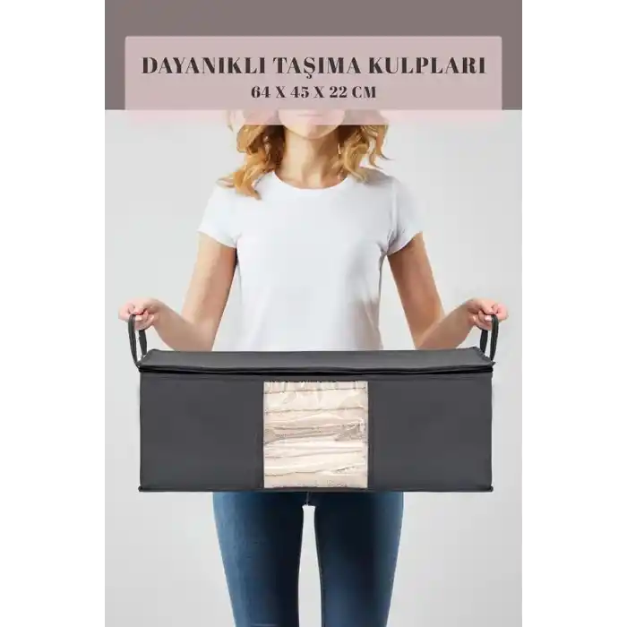 Pencereli Baza Hurç Baza Altı Düzenleyici Set (64 * 45 * 22 Cm, Adet, 6)