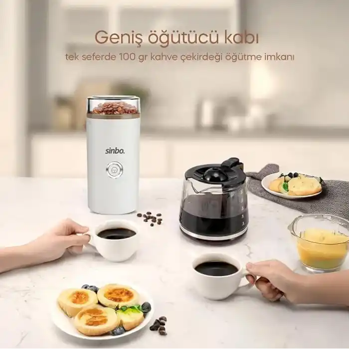 Sinbo SCM-2980 Kahve ve Baharat Öğütücü, Sinbo Kahve Öğütücü, Baharat Öğütücü