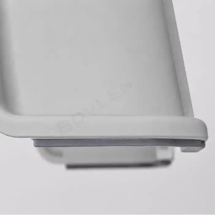 Büyük Boy Kaymaz Banyo Taburesi - 150 kg Taşıma Kapasiteli Kaydırmaz Banyo Taburesi - Çocuk Taburesi - Basamak Tabure - 1. Sınıf Sert Plastik 45 x 40 x 24 cm (Büyük Boy Gri)