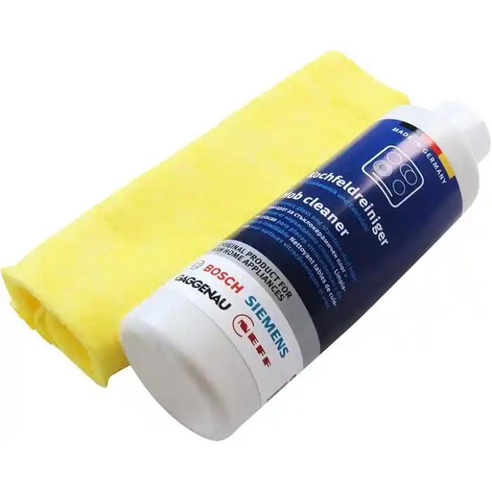 Bosch/Siemens 6900311502 Cam Seramik Ocaklar için Bakım Seti, 1 x 250 ml Cam Seramik Temizleyici, Metal Kazıyıcı ve Temizleme Bezinden Oluşur, Orijinal No.: 311502