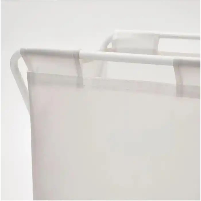IKEA 50 Litre Beyaz,Katlanır, Çamaşır Sepeti Açılır Kapanır Pratik Kirli Sepeti 50 Lt U42X G43X Y60 cm