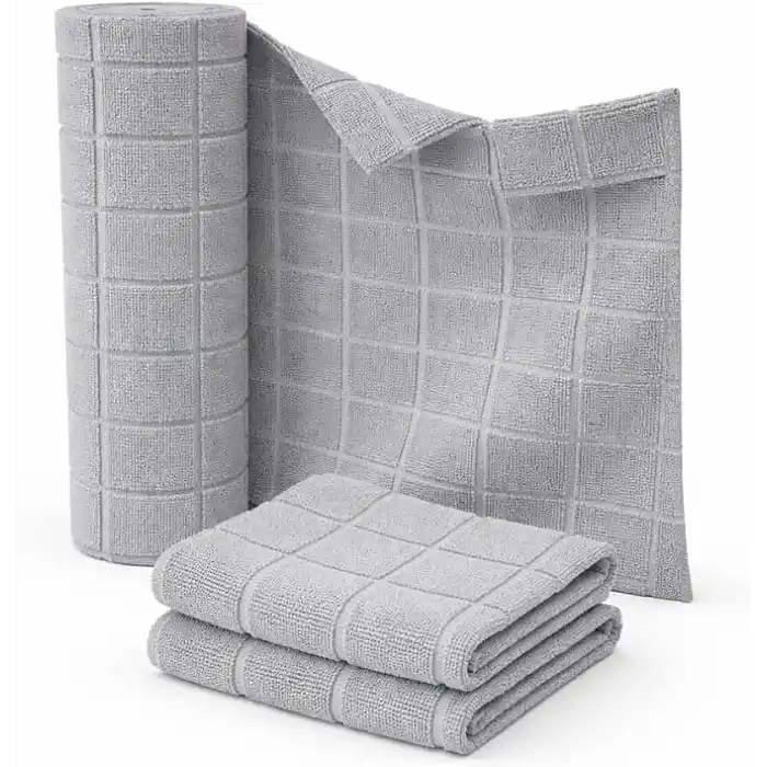 Jouis Mikrofiber Rulo Bez Seti - 20 Adet Kopar Kullan Kullan At Temizlik Bezi, Mutfak, Banyo ve Araç için Yüksek Emici Kurulama Bezi, Tekrar Yıkanabilir Genel Amaçlı Mikrofiber Havlu Havlu Paket