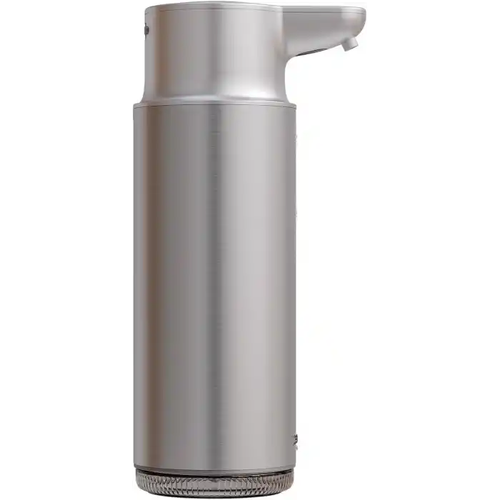 Xenon Smart Sensörlü Sıvı Sabunluk Temassız Otomatik Sabun Dispenseri 300 ml 1500 mAh Type-C Şarjlı Paslanmaz Çelik 2 Kademeli Gri X6840