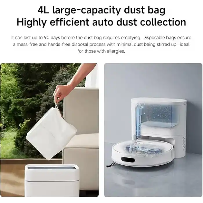 Xiaomi Robot Vacuum H40 Robot Süpürge White
