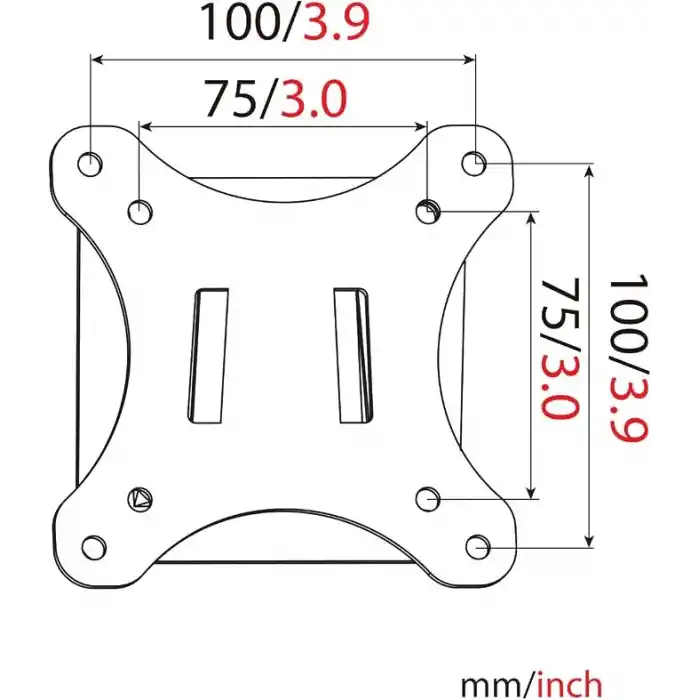 Digitus DA-90303-1 81Cm (32) Büyüklüğe Kadar Olan Monitörler Için Üniversal Duvar Aparatı