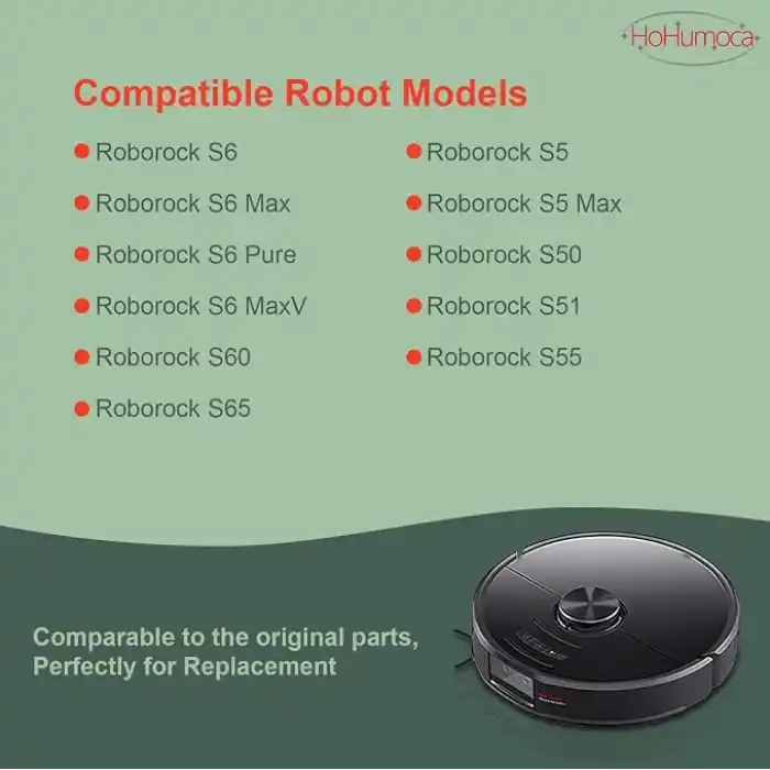 Xiaomi Roborock elektrikli süpürge S5 Max S6 Max S6 Pure S6 MaxV S50 S51 S55 S60 S65 S5 S6 için yedek parçalar, aksesuar kiti ana fırça, yan fırça, HEPA filtre, temizlik aleti