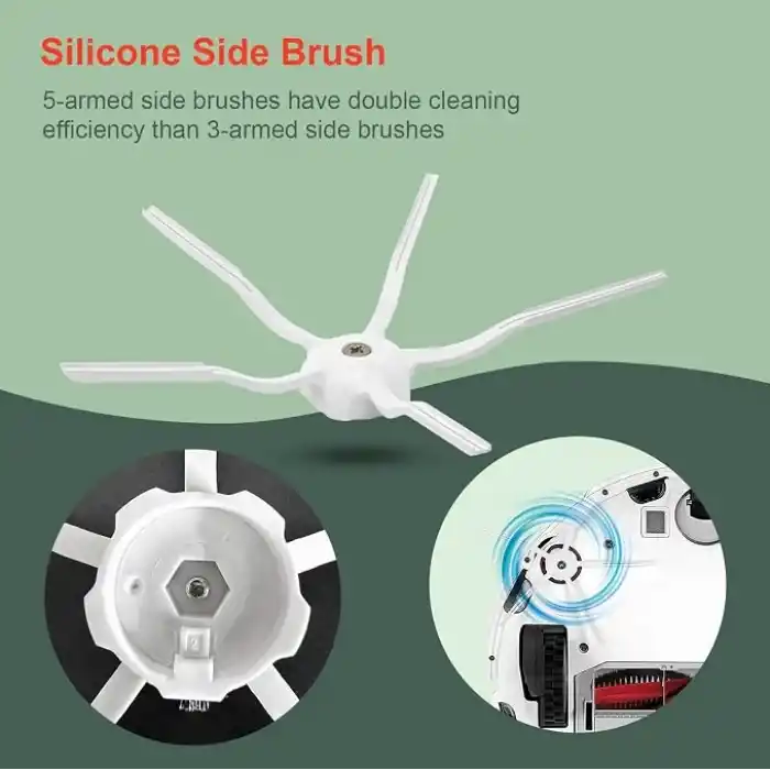 Xiaomi Roborock elektrikli süpürge S5 Max S6 Max S6 Pure S6 MaxV S50 S51 S55 S60 S65 S5 S6 için yedek parçalar, aksesuar kiti ana fırça, yan fırça, HEPA filtre, temizlik aleti