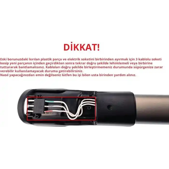 Speedpro Dikey Süpürge Boru Tamir Seti Philips Şarjlı Süpürge ile Uyumlu