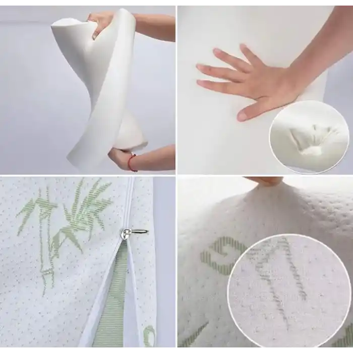 Visco Planet Ortopedik Visco Yastık Bambu Kılıflı Boyun Yastığı