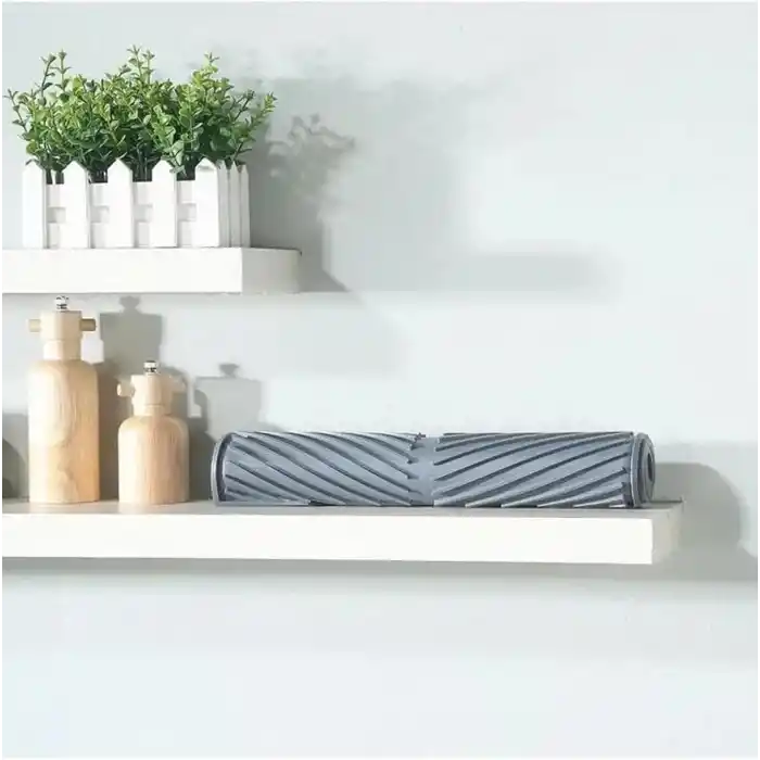 Büyük Boy Silikon Su Toplamaz Bulaşık Kurutma Matı Bulaşıklık - Bulaşık Altlığı 44 X 33 Cm, Antrasit