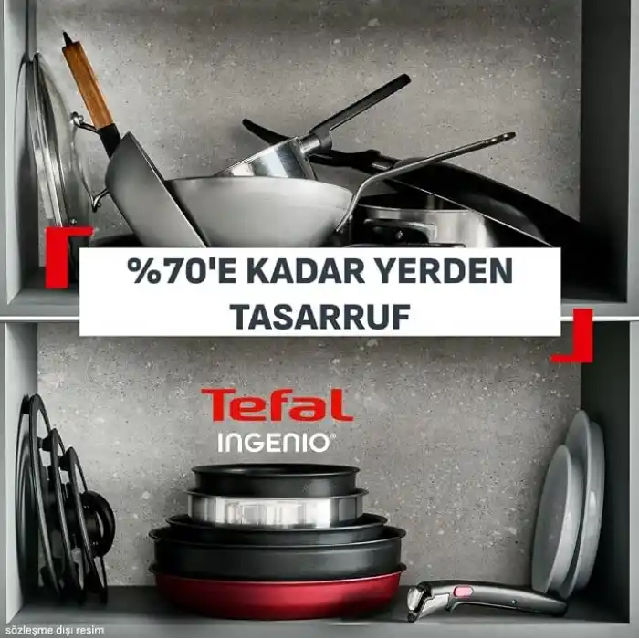 TEFAL Ingenio Explore Fusion Core 9X Büyük Tava Ve Tencere Seti - 10 Parça