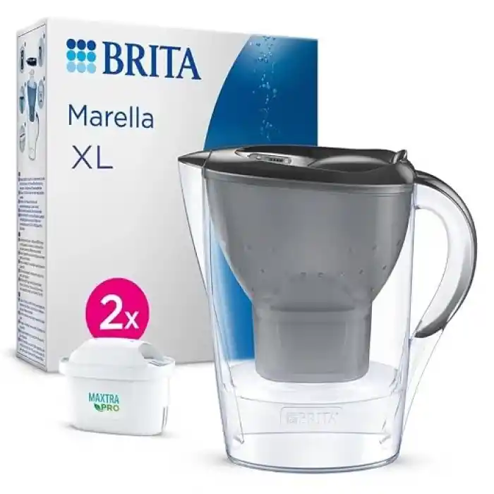 BRITA Marella XL 2x Maxtra Pro All-In-1 Filtreli Su Arıtma Sürahisi - Grafit