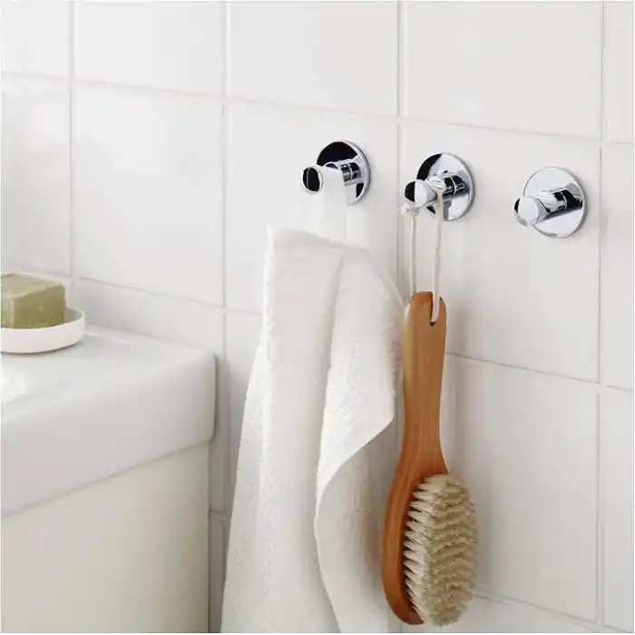 IKEA SKOGHALL elbise askısı krom kaplama 3lü set