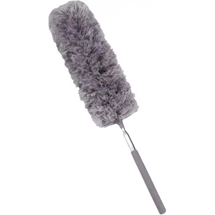 Orret Home 240 Cm Teleskopik Uzatılabilir Mikrofiber Yumuşak Başlıklı Toz Alma Fırçası, Püskülü Bükülebilir Dip Köşe Başlık, Boşluk Temizleme Ve Almak İçin Uzayabilir Fırça