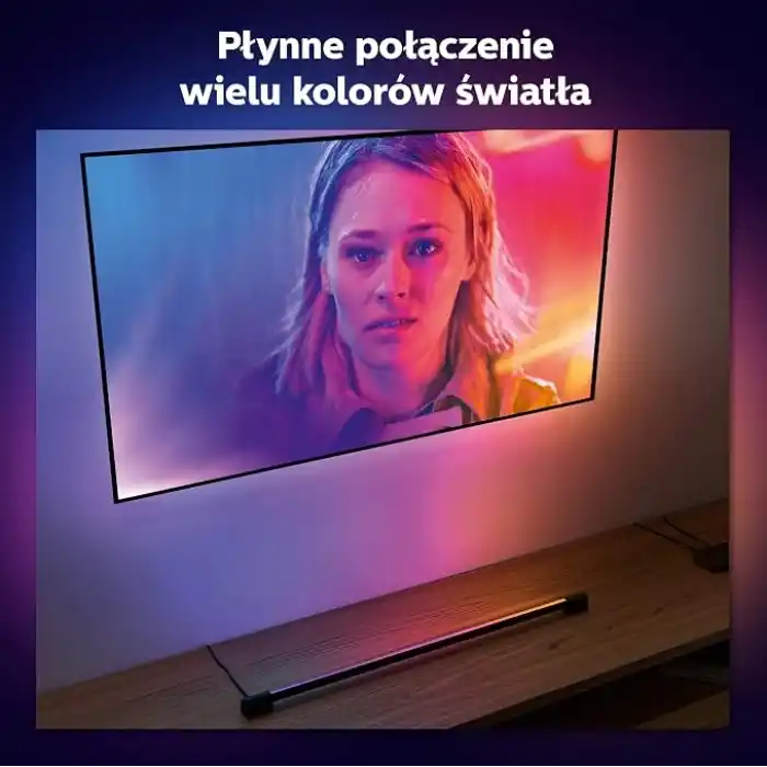 Philips Hue Play Gradient Light Tube Renklı Akıllı Led Aydınlatma, Siyah, 75 cm - 25.000 Saat Ampul Kullanım Ömrü