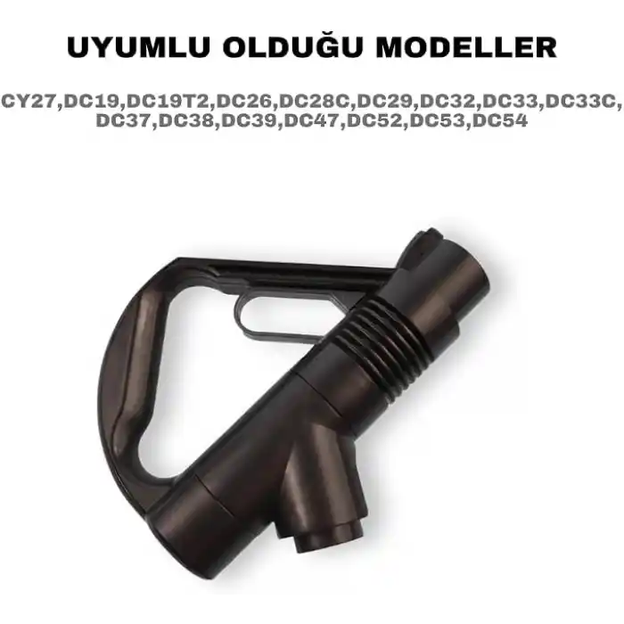 SUPERVAC Dyson Elektrikli Süpürgeler için Tutma Sapı/Dyson DC 19, DC 19 T2, DC 26, DC 28C, DC 29, DC 32, DC 33, DC 33C, DC 37, DC 38, DC 39, DC 47, DC 52, DC 53, DC 54 ile Uyumlu Tutma Sapı
