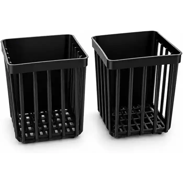 Orret Home 2 Adet Duvara Yapışkanlı Mini Sepet Organizer Diş Fırçası Tarak Kalemlik Çok Amaçlı Banyo Mutfak Ofis Düzenleyici Sepet 8,5 x 8,5 x 11 cm