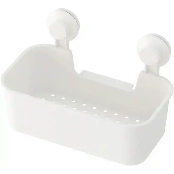 IKEA TISKEN Vantuzlu Sepet Beyaz