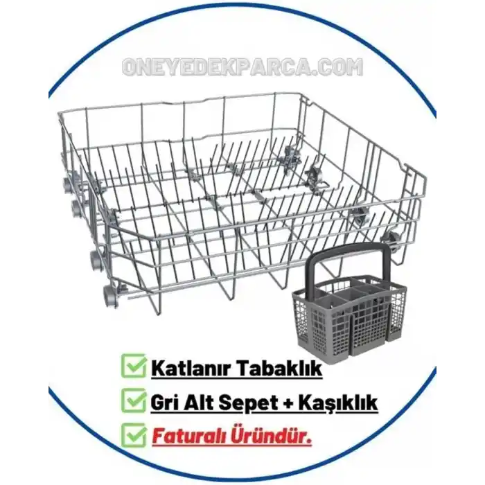 6230 E Bulaşık Makinesi Alt Sepet (gri)