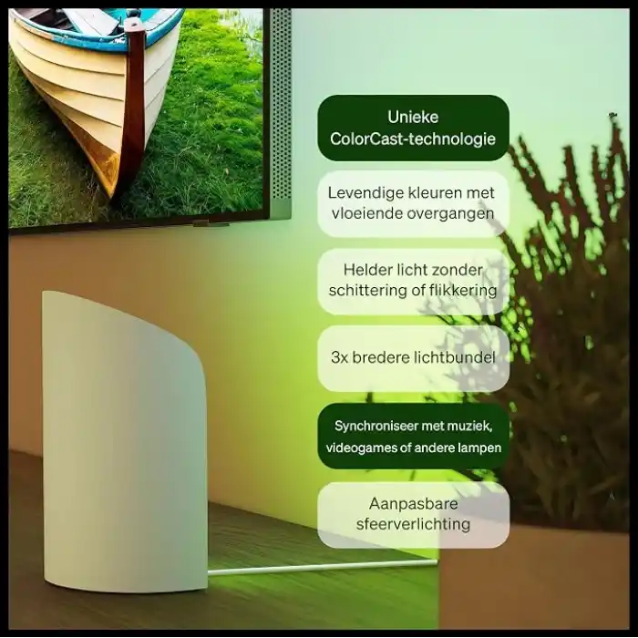 Philips Hue Flare 2li Paket Akıllı Duvar Aydınlatma - Beyaz - Renkli ışık, ColorCast teknolojisi, Bluetooth uyumlu, Alexa, Apple Home ve Google Assistant ile sesli kontrol