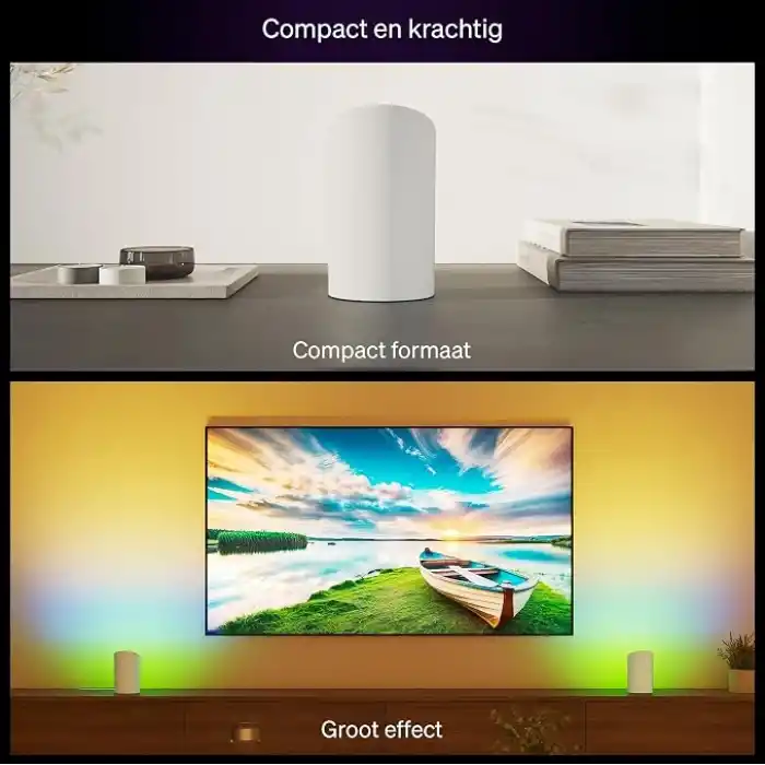 Philips Hue Flare 2li Paket Akıllı Duvar Aydınlatma - Beyaz - Renkli ışık, ColorCast teknolojisi, Bluetooth uyumlu, Alexa, Apple Home ve Google Assistant ile sesli kontrol