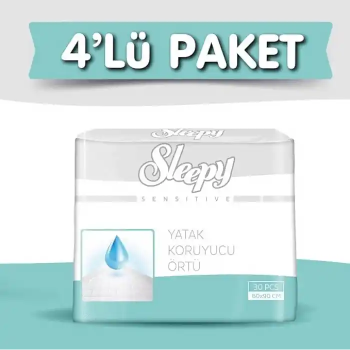 Sleepy 4lü Yatak Koruyucu 30x4 120 Adet