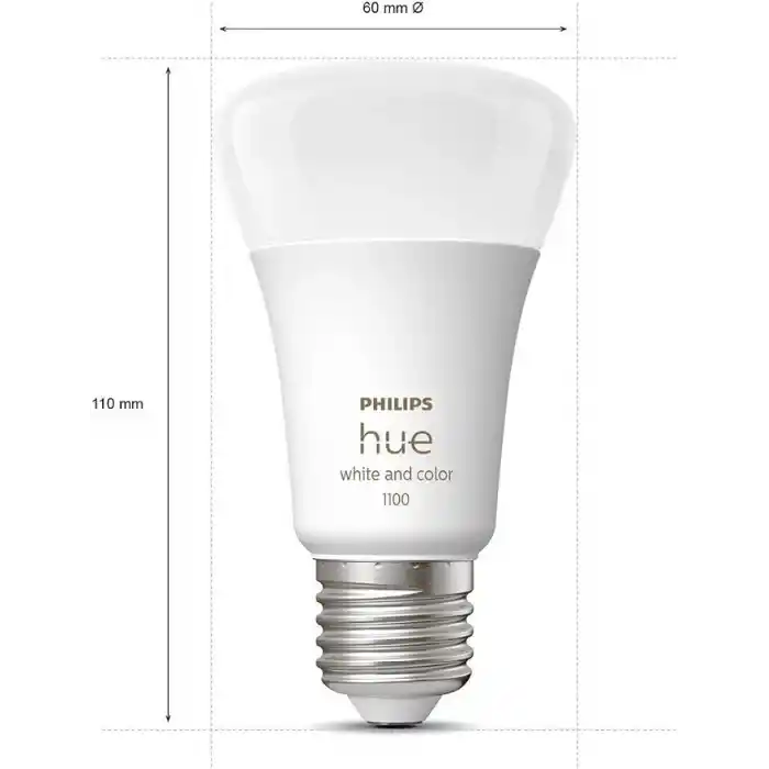 Philips Hue WCA 9W E27 Renkli Akıllı Ampul 3lü Başlangıç Seti, Hue Bridge Dahildir - 25.000 Saat Ampul Kullanım Ömrü